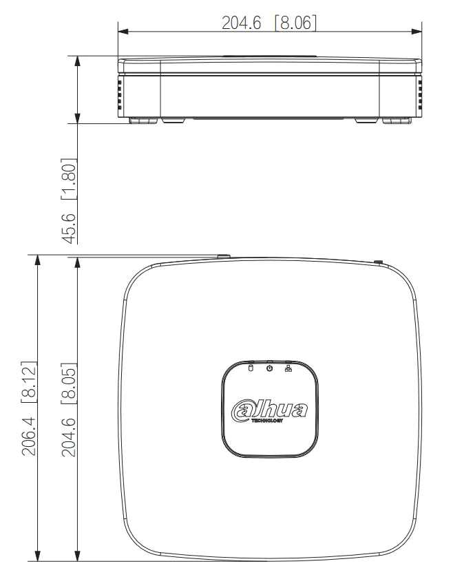 REJESTRATOR IP DAHUA NVR2104-4KS3