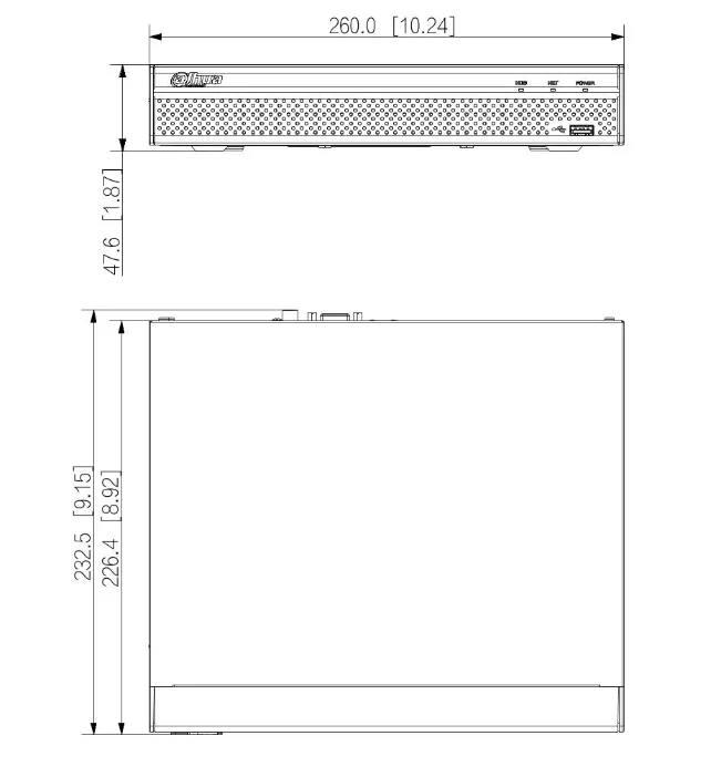 REJESTRATOR IP DAHUA NVR2108HS-4KS3