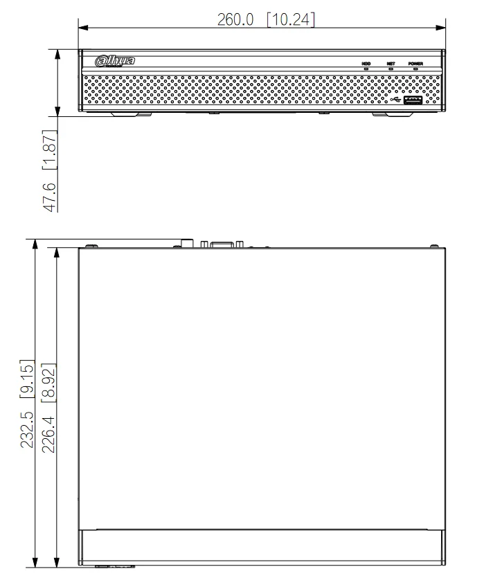 REJESTRATOR IP DAHUA NVR4108HS-4KS3