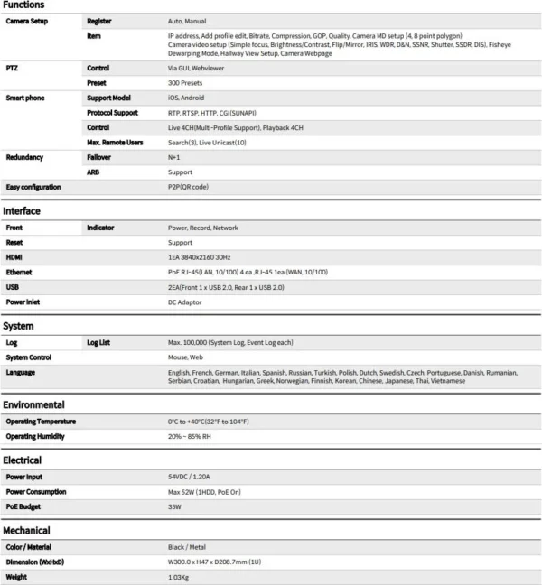 rejestrator ip hanwha arn 410s 927a63fba61947668e2e89e165bcc68b