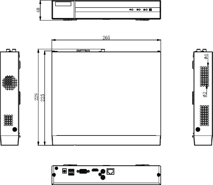 Rejestrator IP Hilook by Hikvision 5MP NVR-4CH-5MP
