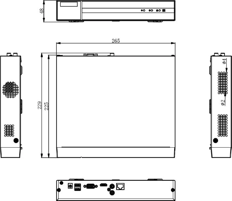 Rejestrator IP Hilook by Hikvision 5MP NVR-8CH-5MP 2TB (D)