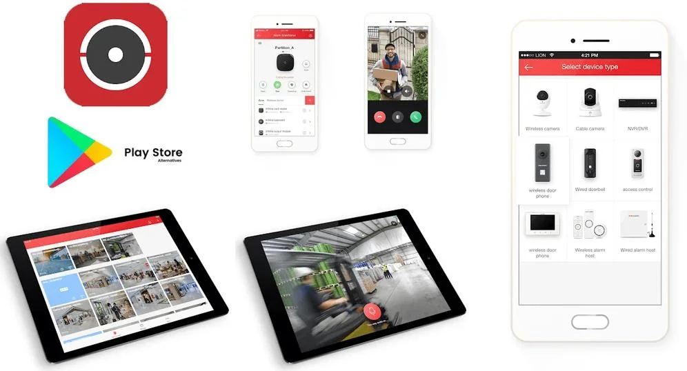 Zdalny podgląd i konfiguracja poprzez aplikację Hik=Connect oraz iVMS-4200