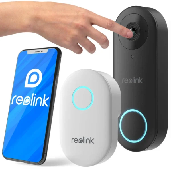 reolink bezprzewodowy wideo dzwonek d340w wi fi 5mpx b381856c341a47b7a854f5e979692629