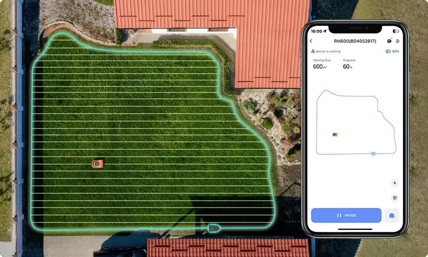 Inteligentne koszenie z technologią pozycjonowania C-TOF