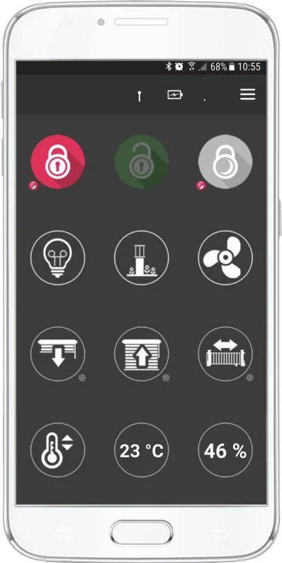 CENTRALA ALARMOWA Z KOMUNIKACJĄ GSM I FUNKCJAMI AUTOMATYKI BUDYNKOWEJ