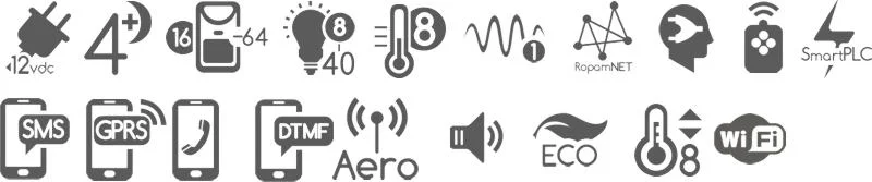 ROPAM CENTRALA ALARMOWA NEOGSM-IP64 SMA