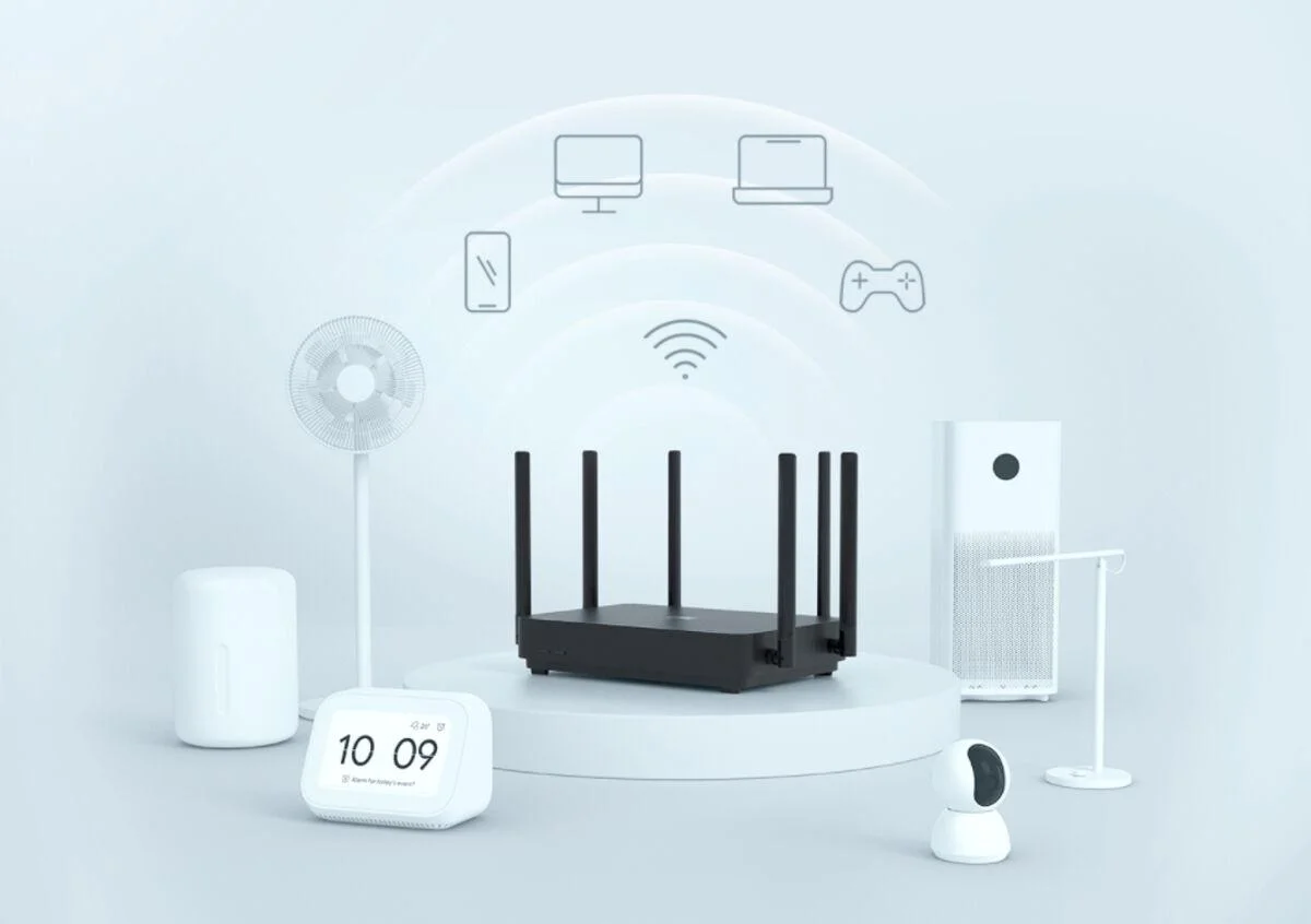 Xiaomi Mi Router AX3200 Wi-Fi 6 - Dual-Band 2,4 GHz i 5 GHz: uwolnij pełen potencjał wydajności, ciesz się stabilnym zasięgiem sygnału