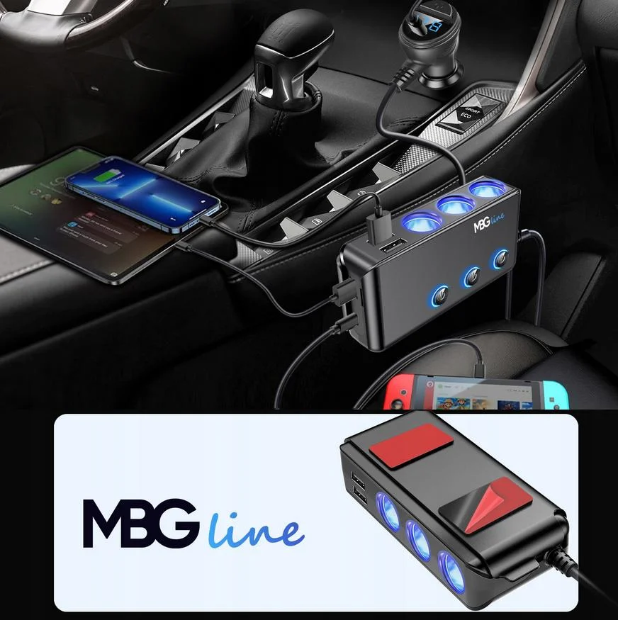 Rozdzielacz gniazda zapalniczki MBG Line HC67C