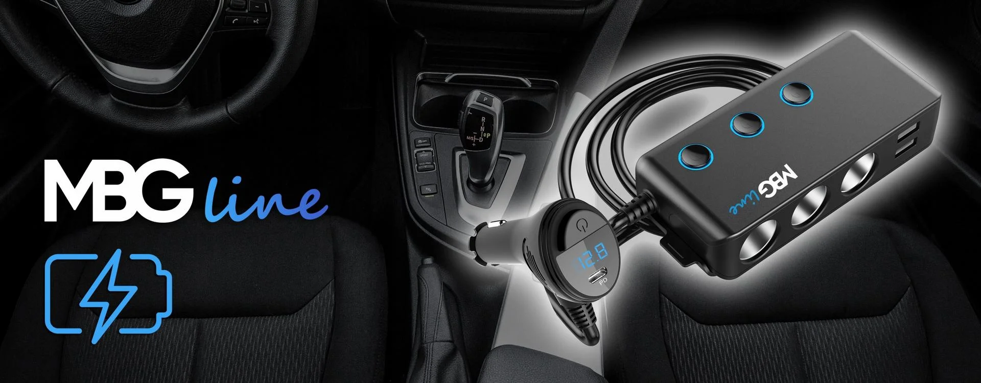 Rozdzielacz gniazda zapalniczki MBG Line HC67C