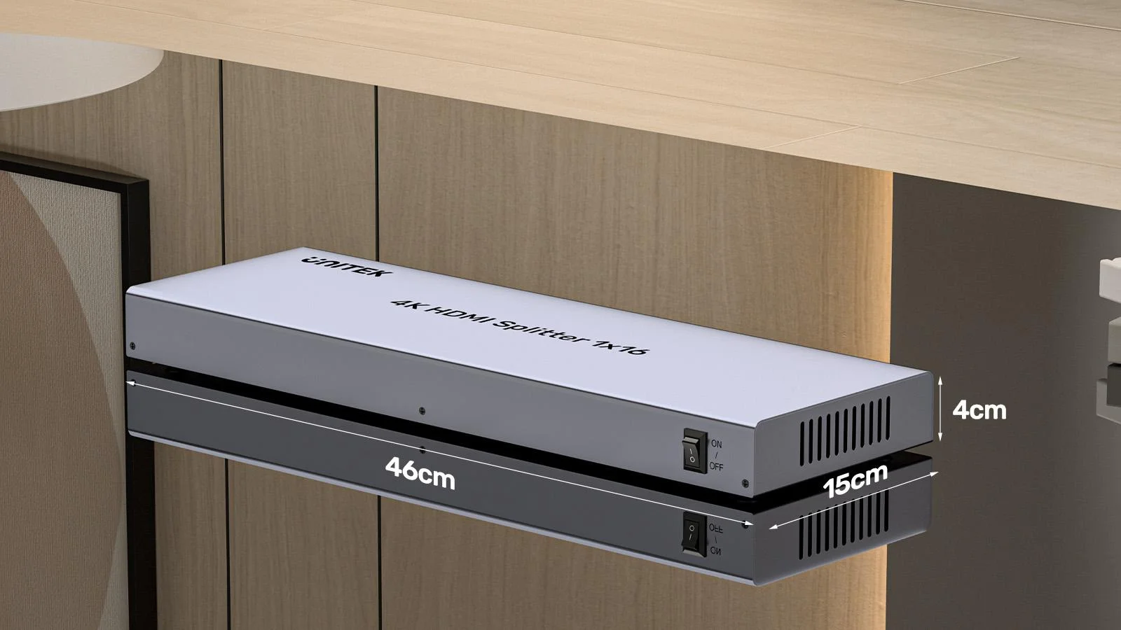 Rozdzielacz HDMI Unitek 4K 1 wejście 16 wyjść 4K@30Hz