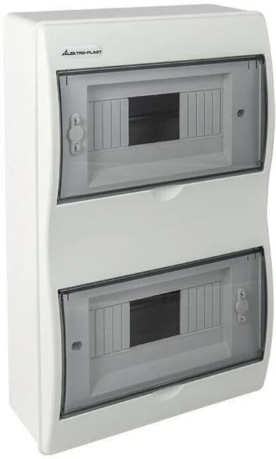 Rozdzielnica n/t RN-16 Fala (N+PE) IP40 403x238x95mm, biała | 7.4 Elektro-Plast Opatówek