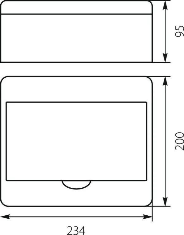 rozdzielnica nt rn 8 fala npe ip40 200x234x95mm biaa 72 elek 6035138a4d4c42fda91c7ab4c69131b8