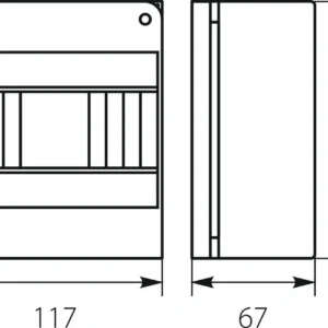 rozdzielnica nt rno 6 ip30 140x117x67mm biaa 56 elektro plas 2abd2dcfda18496abfeed5bf2f517726