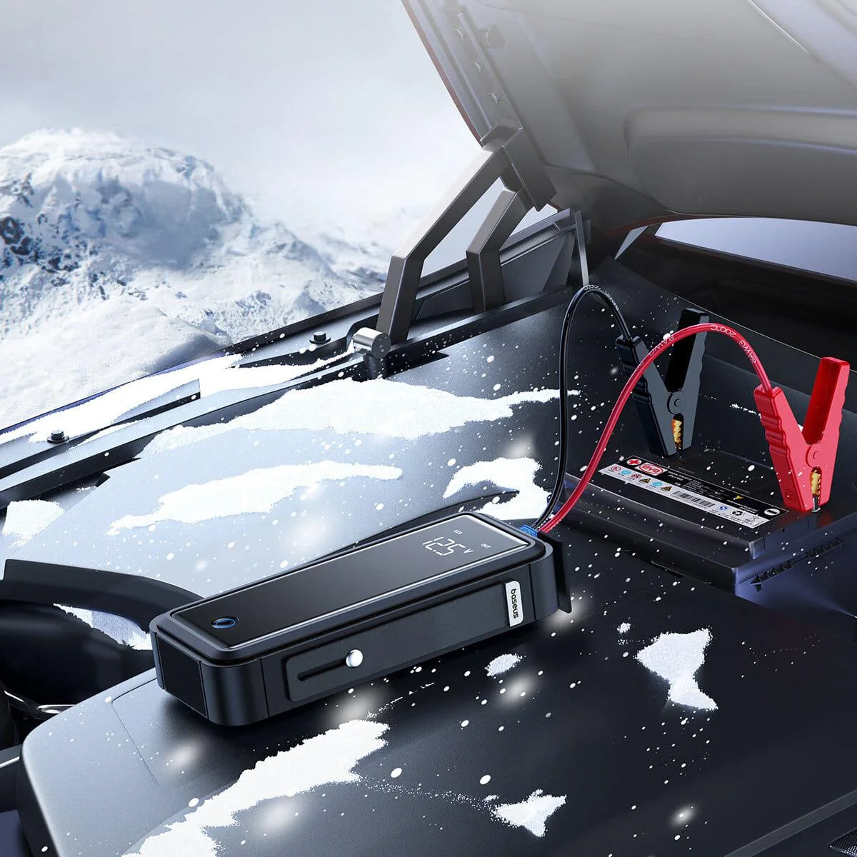 ROZRUSZNIK BOOSTER Z SUPERKONDENSATOREM Baseus Super Energy Jump Starter BS-CH007 12V 3000A + KLEMY