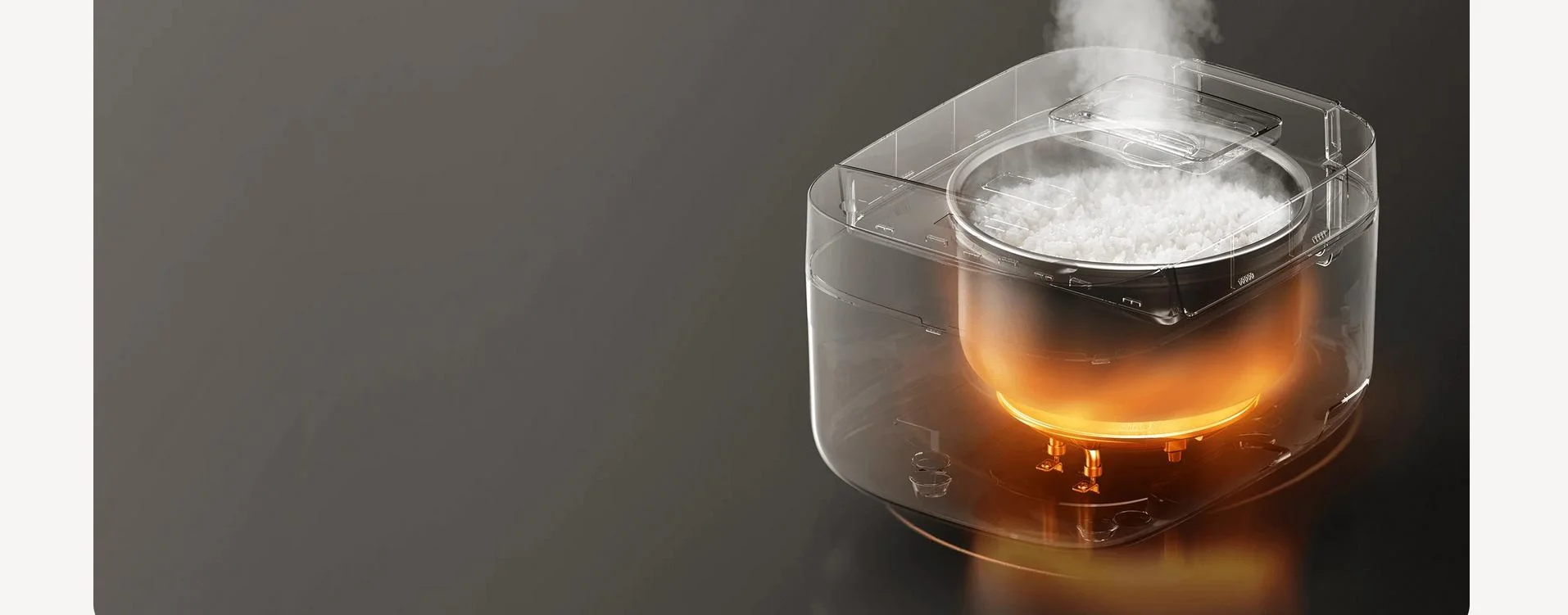 Ryżowar Xiaomi Smart Multifunctional Rice Cooker - gotowanie przy użyciu dużej mocy i szybkie nagrzewanie