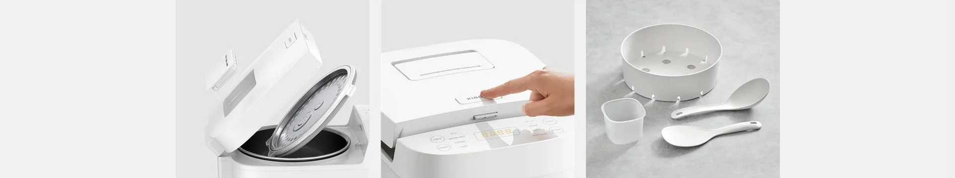 Bezpieczny ryżowar Xiaomi Smart Multifunctional Rice Cooker - przemyślane i wygodne rozwiązania