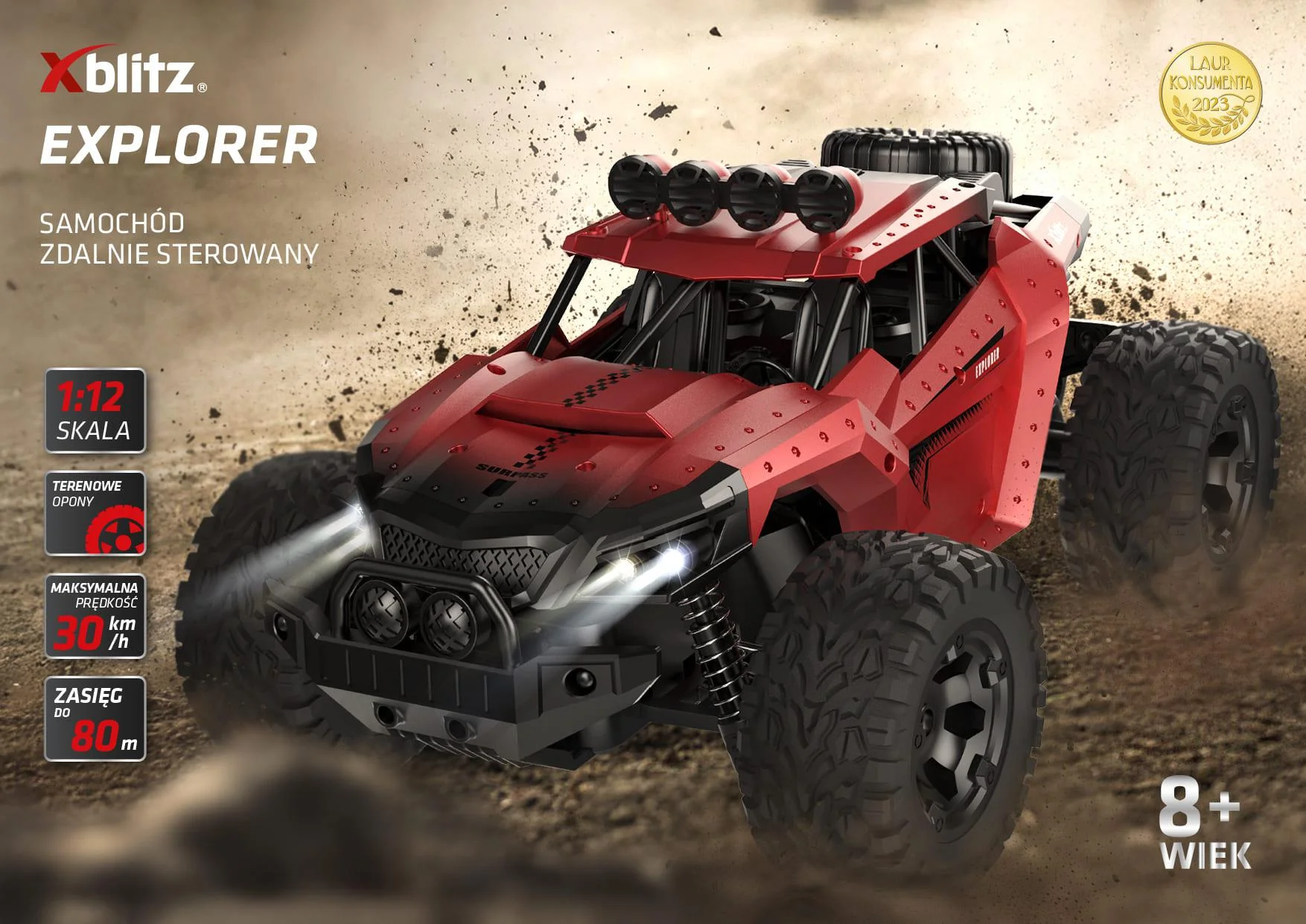 Samochód RC zdalnie sterowany Xblitz EXPLORER Terenowy Auto