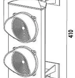 semafor came pl0583 2 komorowy czerwone zielone 24v led 001p 4c190bdfb79945229b992bb39f15fb83