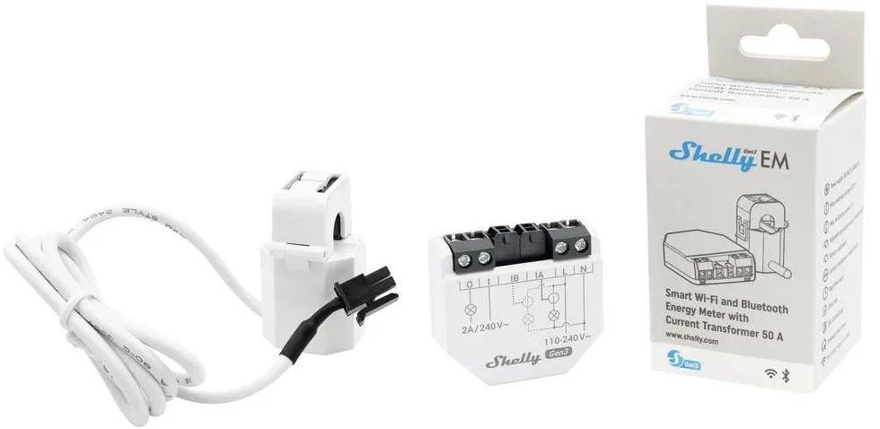 Shelly EM Gen3 1 x 50A CT included