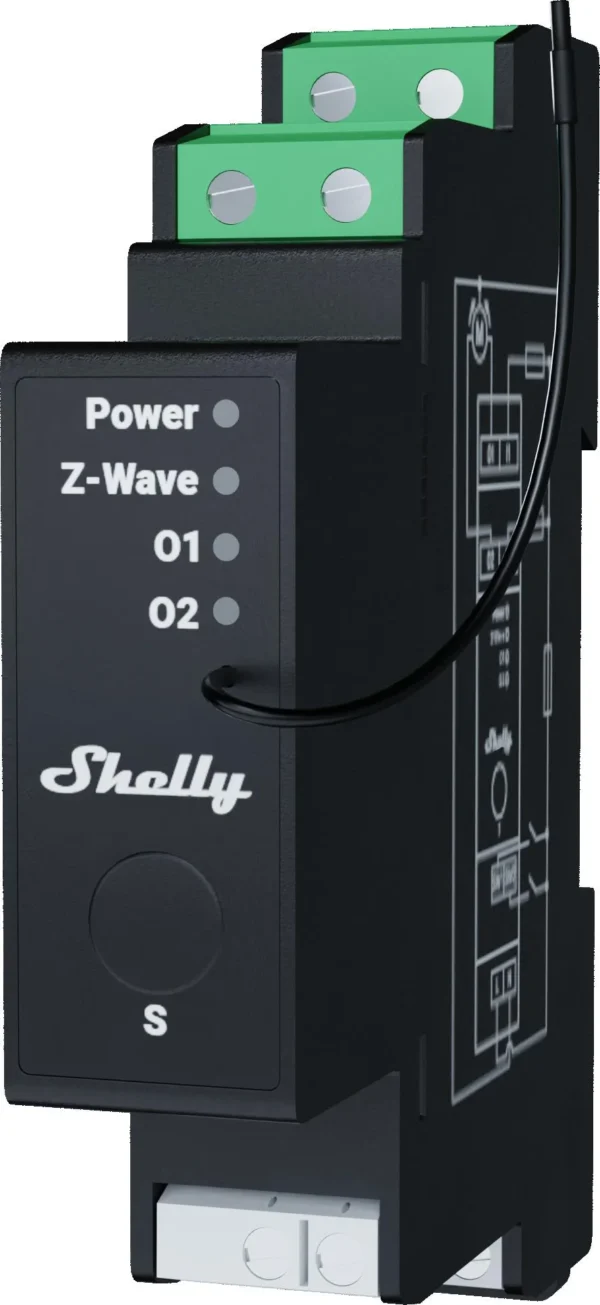 shelly qubino wave pro 2pm 4a38f6f0cc334ffd81515b98b996c844