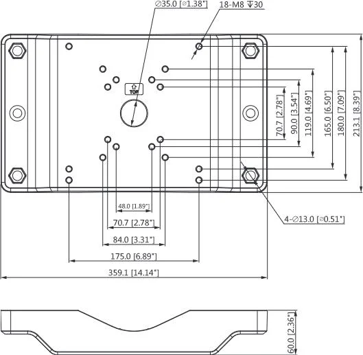 SKRZYNKA MONTAŻOWA DAHUA PFA153