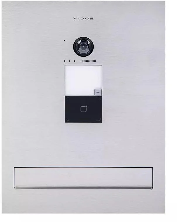 Skrzynka na listy z wbudowanym wideodomofonem VIDOS ONE S2401-SKM