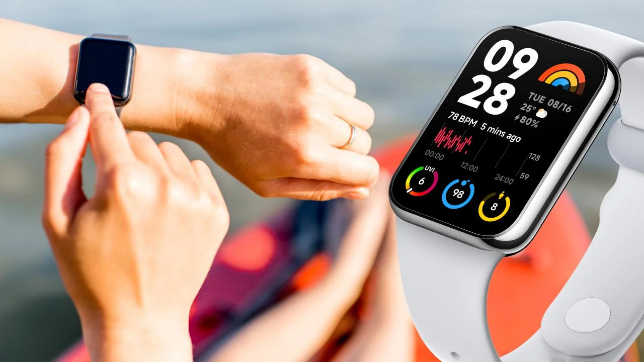 Opaska sportowa Xiaomi Smart Band 8 Pro - wodoodporność do 5 ATM (na głębokości do 50 metrów)