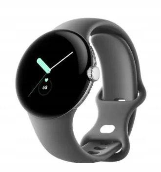 smartwatch google pixel watch 41mm wifi fitbit srebrny 96f60005ad46442083750a7c07241212