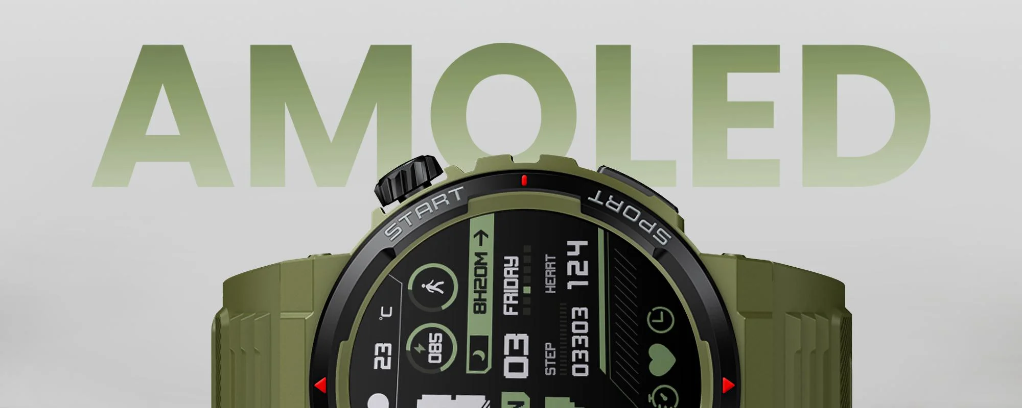 Smartwatch Zeblaze Ares 3 Plus zielony