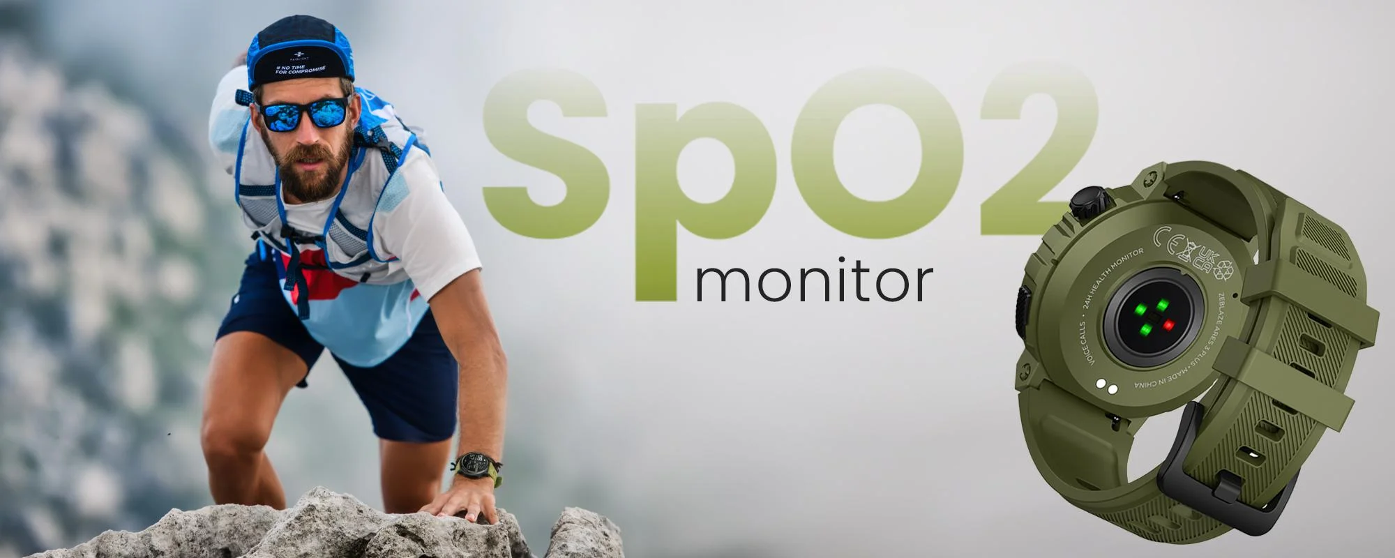 Smartwatch Zeblaze Ares 3 Plus zielony