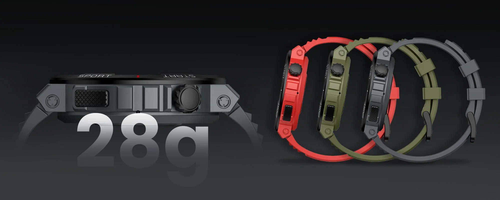 Smartwatch Zeblaze Ares 3 Plus zielony