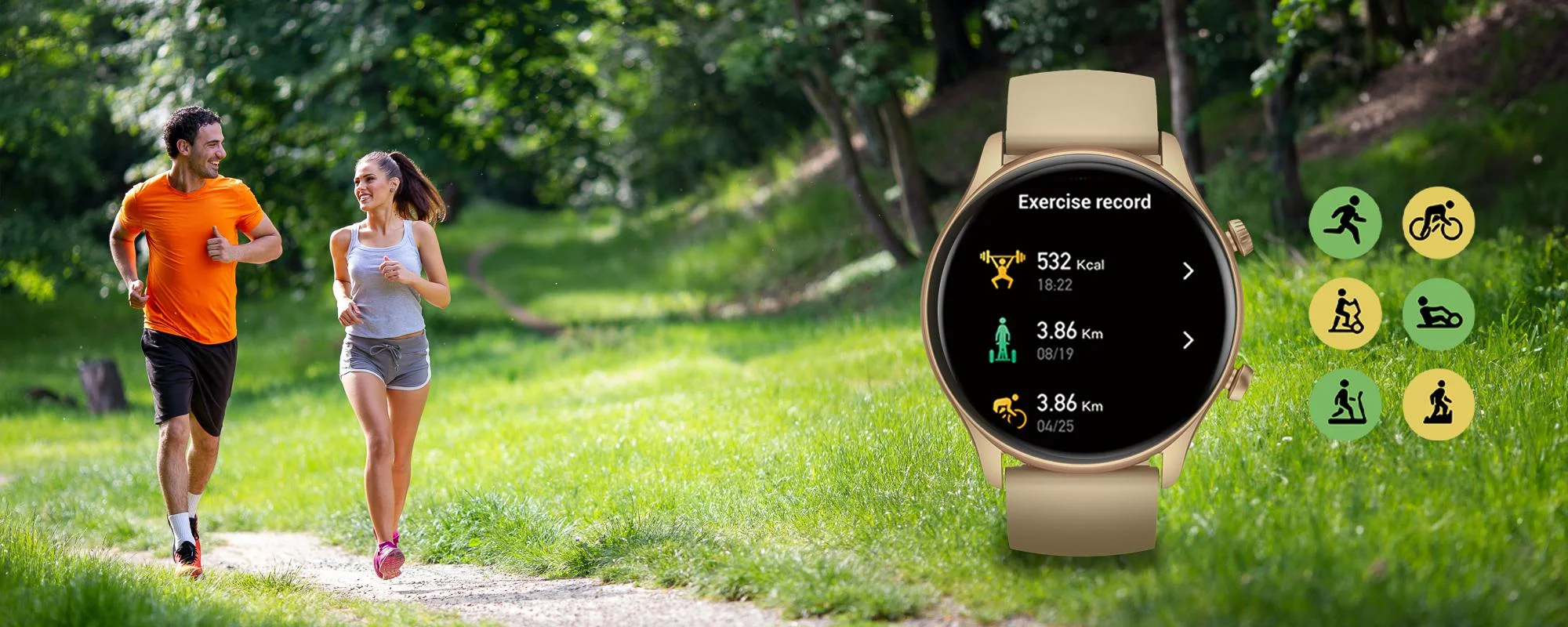 Smartwatch Zeblaze Btalk 3 Plus złoty