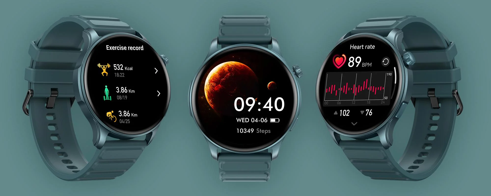 Smartwatch Zeblaze Btalk 3 Pro różowy