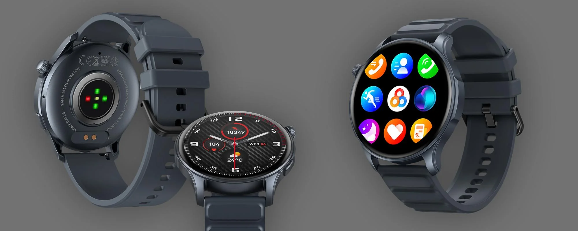 Smartwatch Zeblaze Btalk 3 Pro szary
