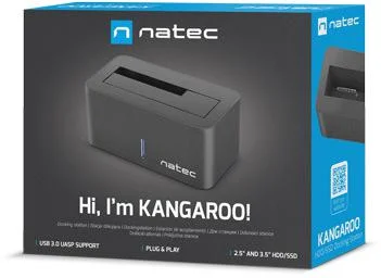 stacja dokujaca natec kangaroo sata 2535cala usb 30 zasilacz a16e4483513c4f619d44e78573325b66