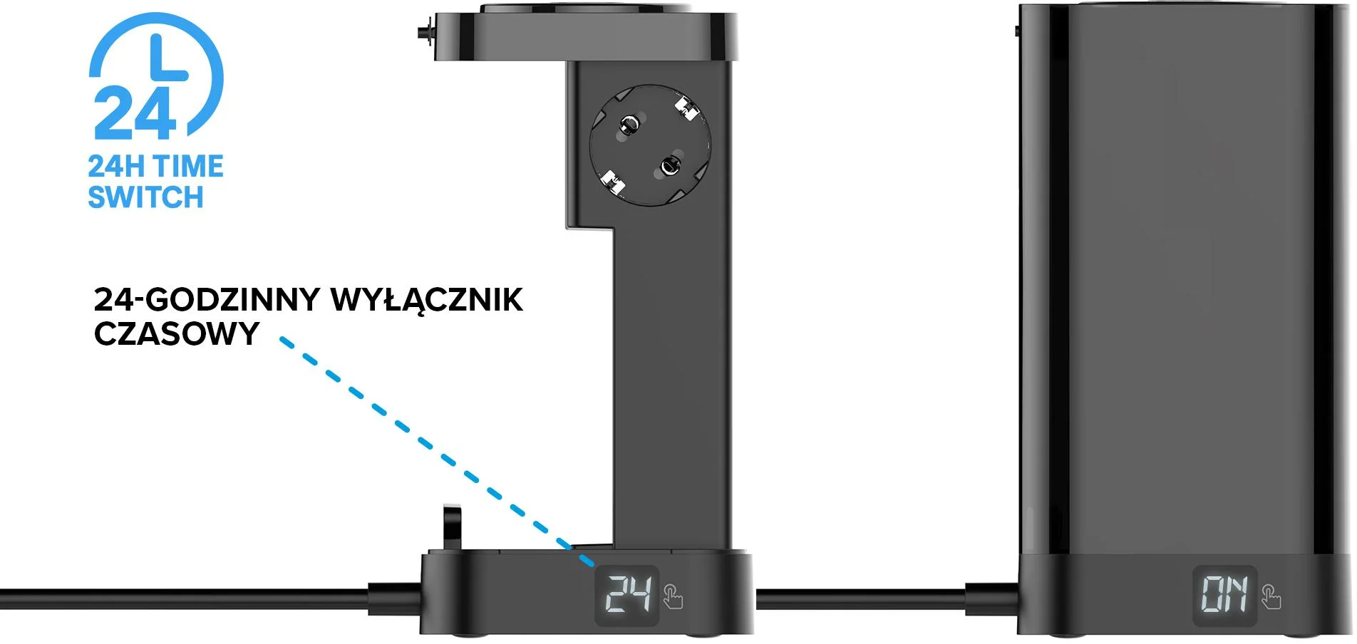 Stacja zasilająca Newell GaN Power Cube 8w1 z ładowarką indukcyjną