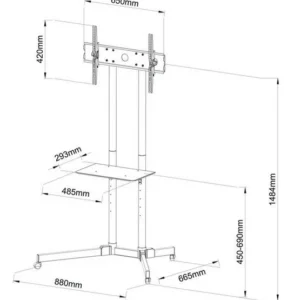stolikwozek na kokachuchwyt do tv 30 65 60kg s 08a art 821d7bca2bc44763b9b40b386fc0753a
