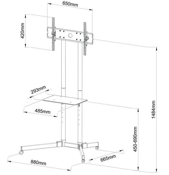 stolikwozek na kokachuchwyt do tv 30 65 60kg s 08a art 821d7bca2bc44763b9b40b386fc0753a
