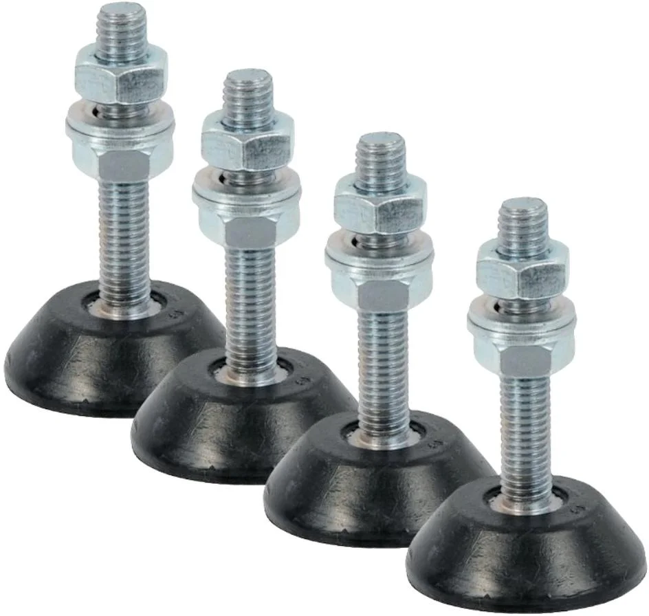 4 x stopka antywibracyjna IVENSIS ISA10 - opis i zastosowanie kompletu akcesoriów do urządzeń wentylacyjnych i chłodniczych