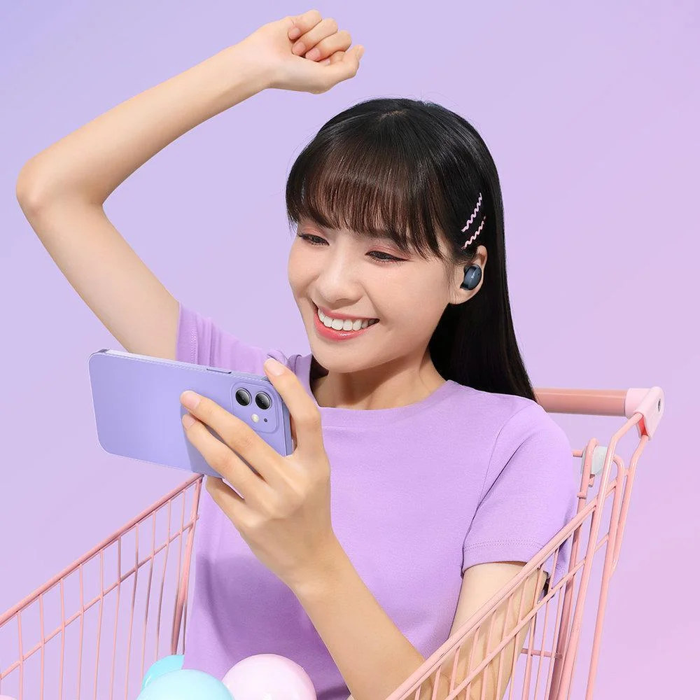 SŁUCHAWKI BEZPRZEWODOWE TWS Baseus Bowie E2 NGTW090001 BT 5.2 IP55 CZARNE