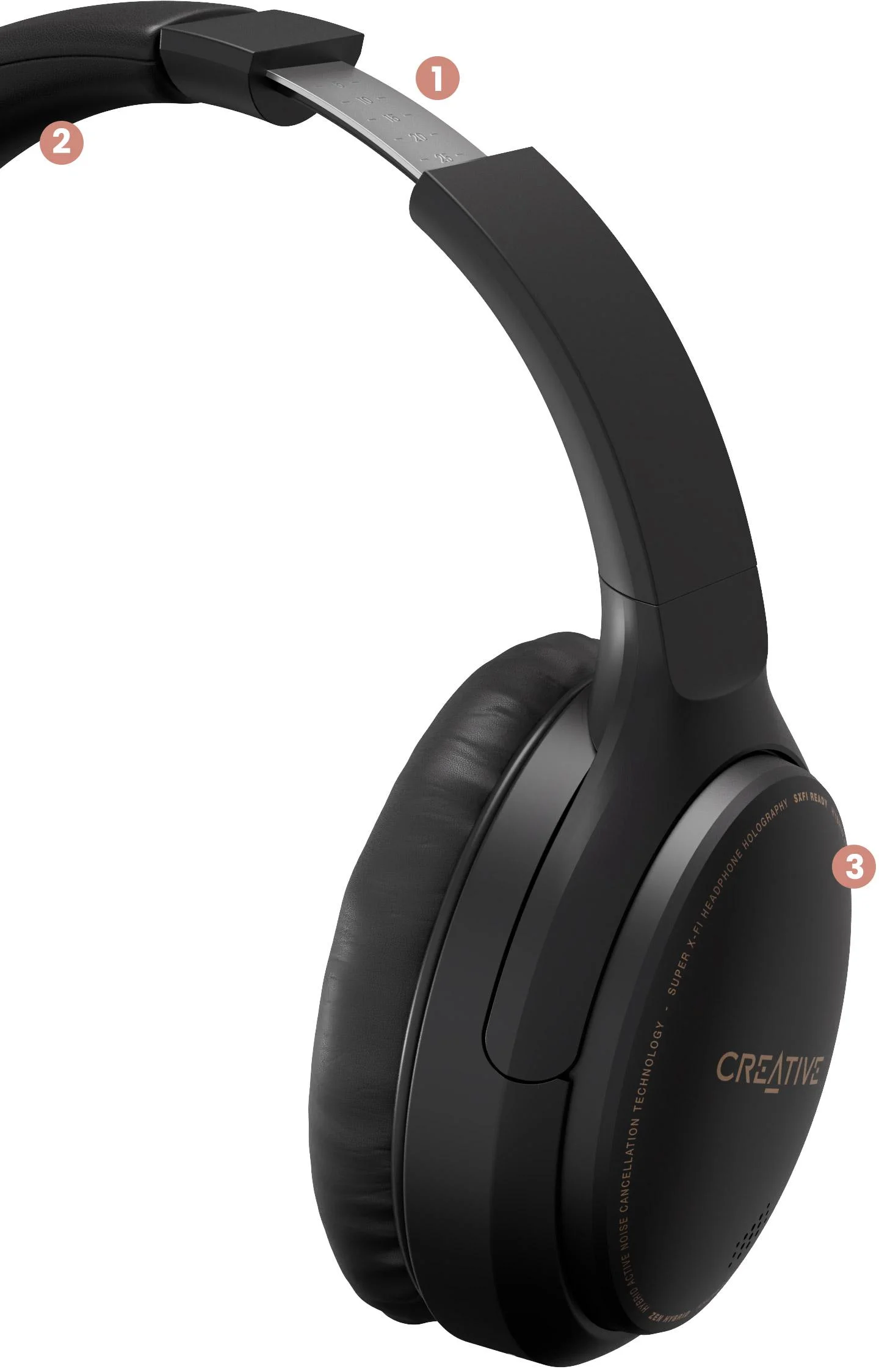 Słuchawki bezprzewodowe Creative Zen Hybrid - doskonała jakość wykonania, przemyślane detale