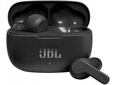 Słuchawki douszne – JBL Wave Beam Białe