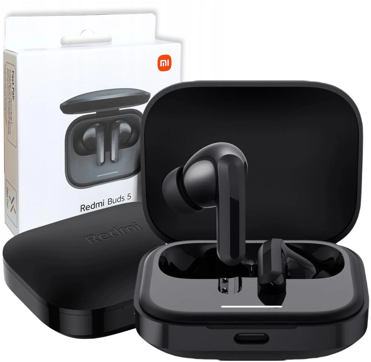 Bezprzewodowe słuchawki douszne Xiaomi Redmi Buds 5 czarne – najważniejsze cechy: