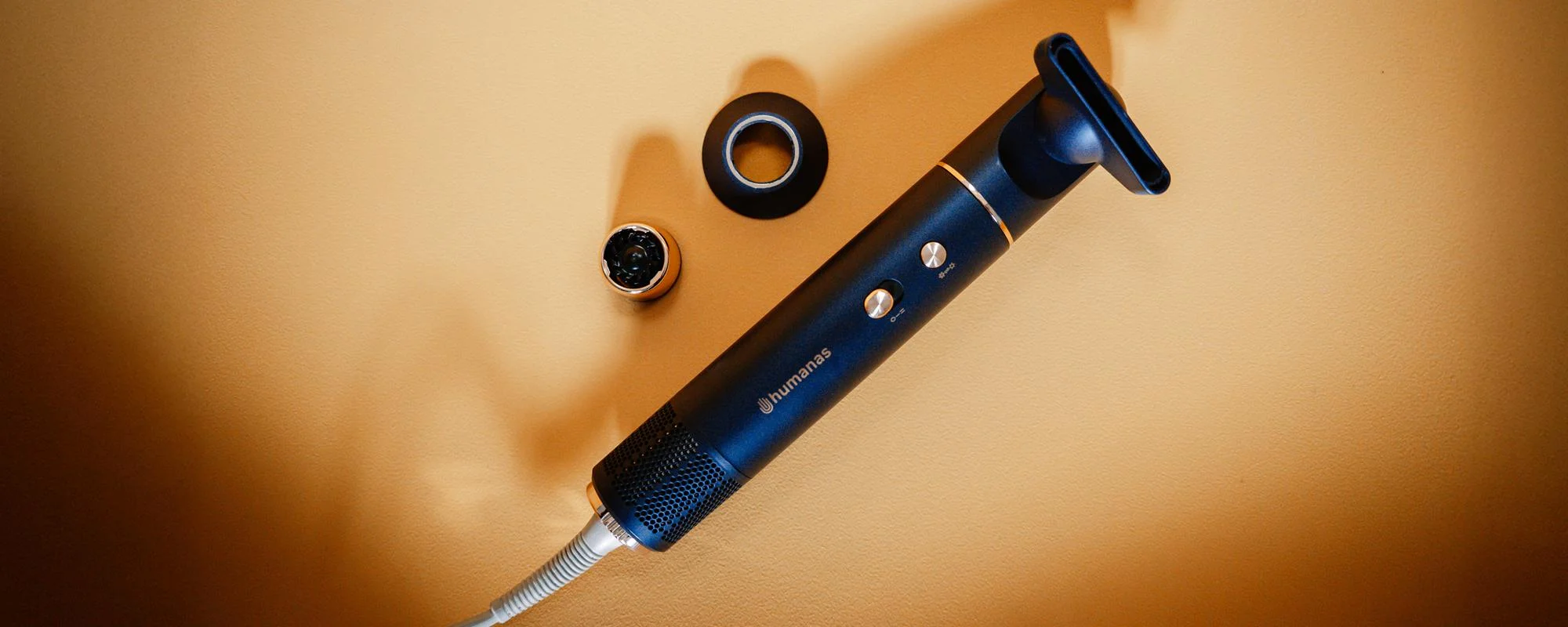 Suszarka do włosów z funkcją jonizowania Humanas AirTouch HD-AT05 - fioletowa