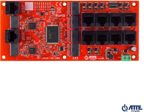 switch 10 portowy poe atte xpoe 10 20a of 3447cbf9409a4535bd1f57e9852cc736