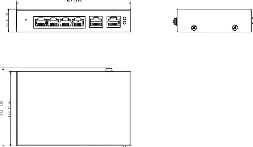 SWITCH DAHUA CS4006-4ET-60