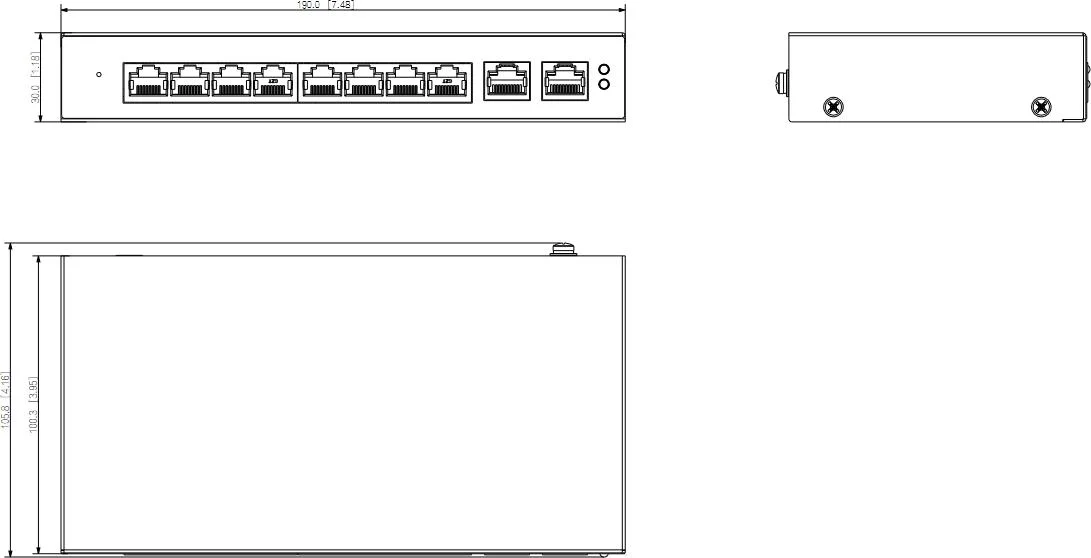 SWITCH DAHUA CS4010-8ET-110