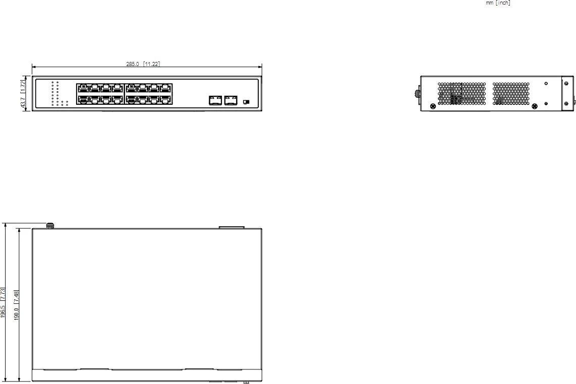 Switch Dahua PFS3218-16GT-135