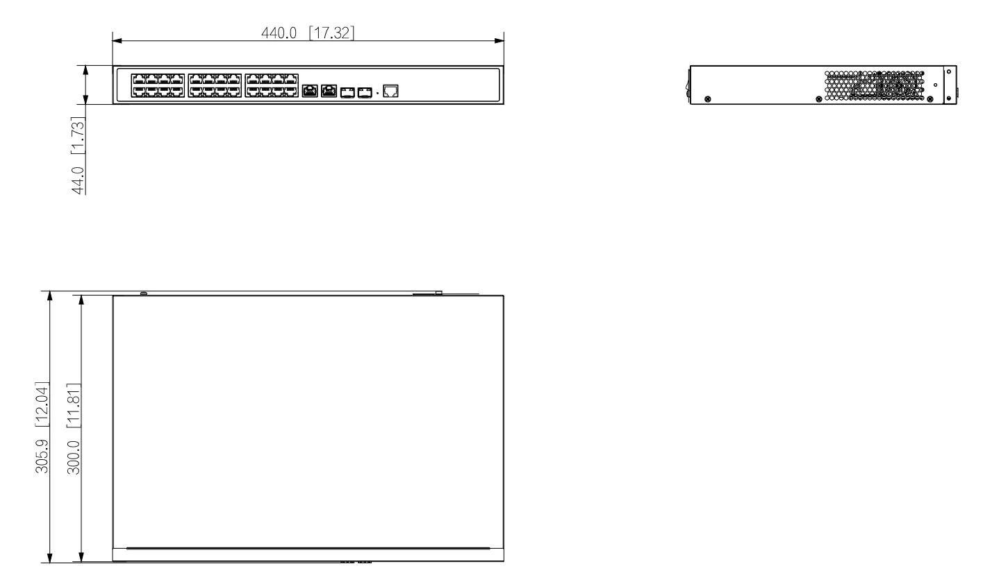SWITCH DAHUA S4101-24ET2GF-360-C